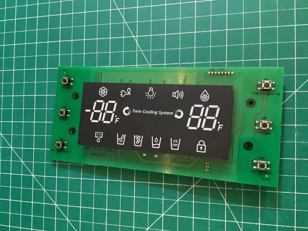 Samsung DA41-00463E Refrigerator Dispenser Display Control Pn: