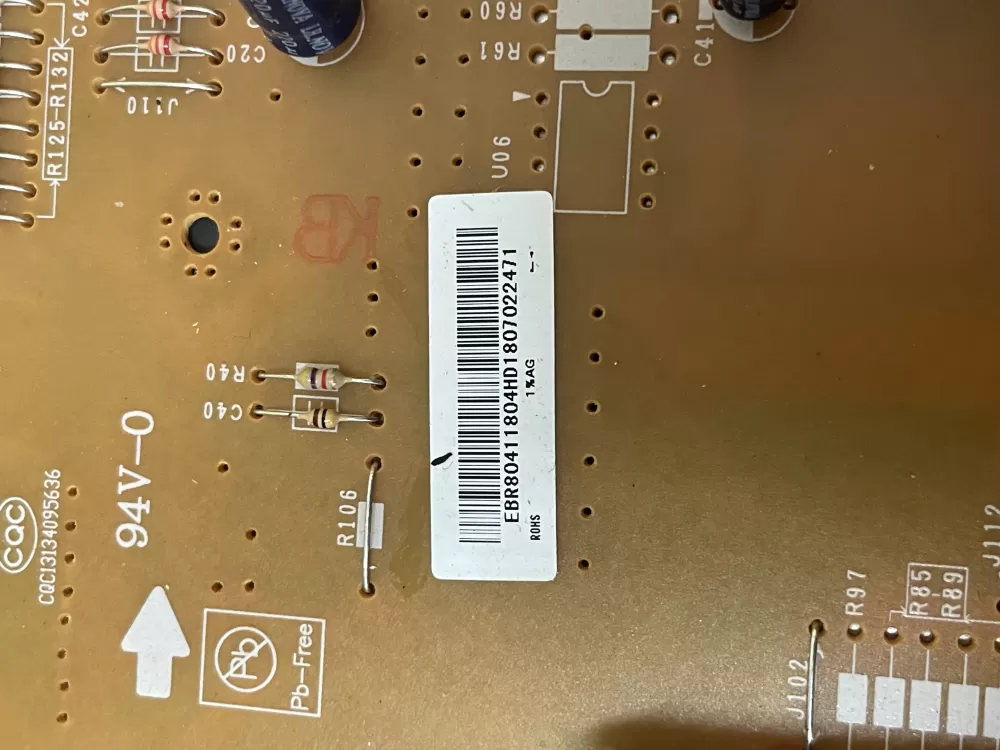 LG Kenmore EBR80411804 Microwave Control Board Panel AZ52319 | Wm1893