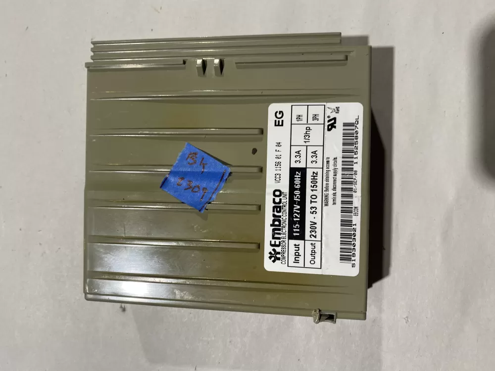 GE WR55X10504 Refrigerator Inverter Control Board AZ130309 | BK2309