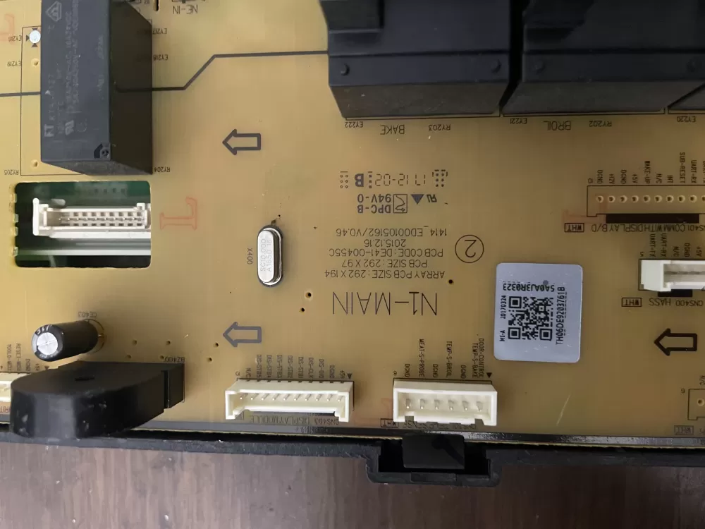 Samsung DE92-03761 Range Oven Control Board Panel Display AZ101228 | KMV330