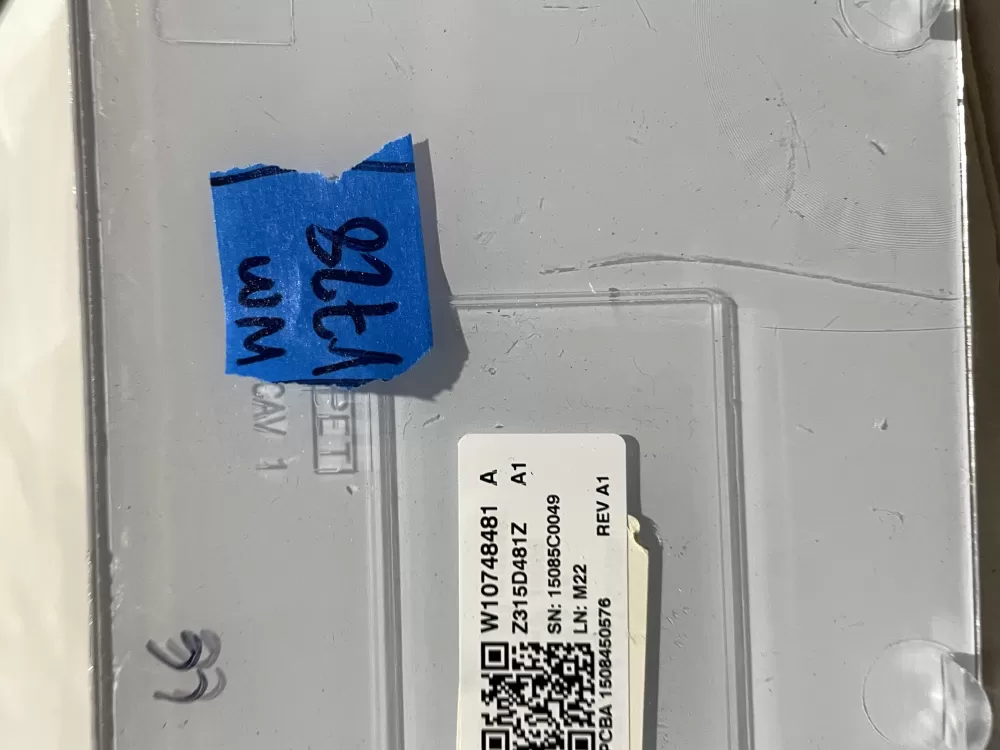 Maytag W10433019 W10748481 Dryer Control Board Interface AZ136515 | Wmv728