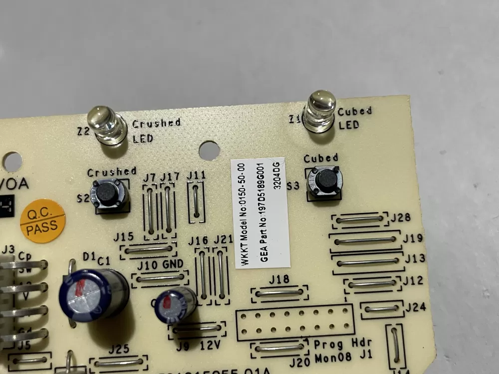 GE 197D5189G001 Refrigerator Control Board AZ188879 | Wm1563