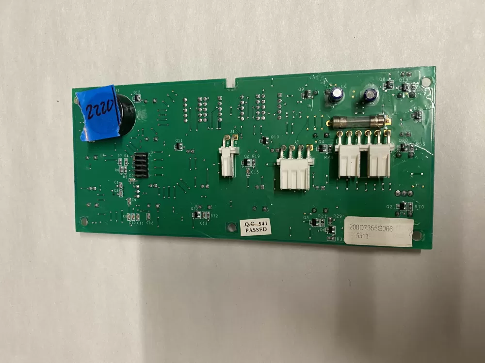 GE 200D7355G066 Refrigerator Dispenser User Interface AZ206986 | BK2220