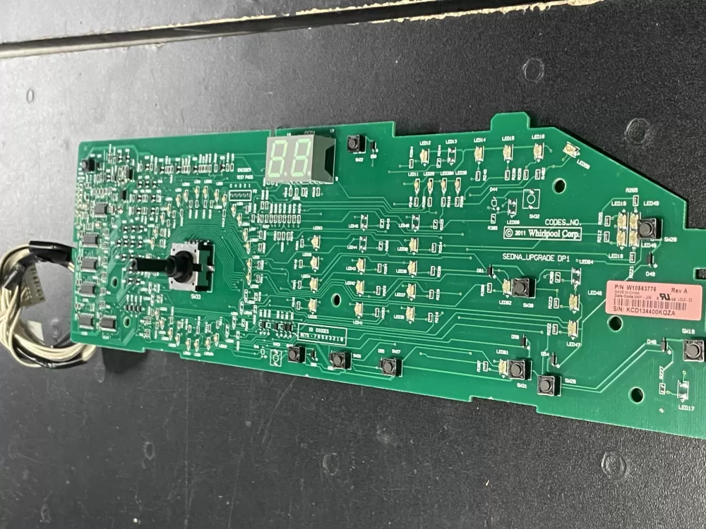 Whirlpool W10563776 Washer Control Board AZ7655 | Wm1600