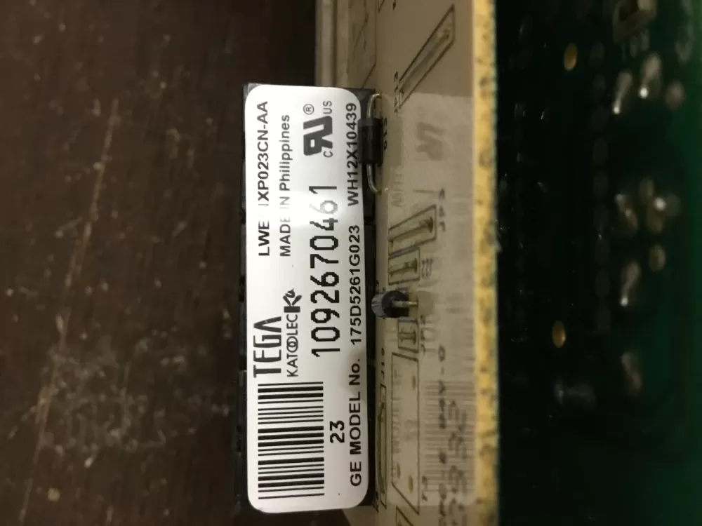 GE 175D5261G023 EBX1129P004 WH12X10439 Washer Control Board AZ18164 | NR39