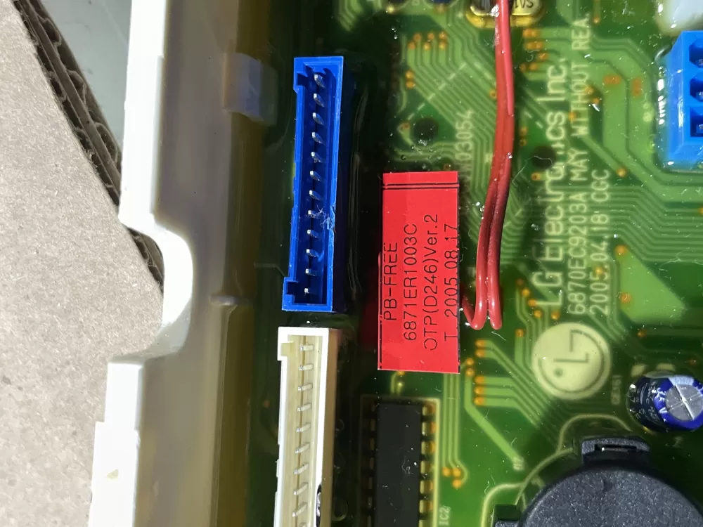 LG Kenmore 6870EC9203A 6871ER1003C Washer Control Board AZ65495 | Wmv582