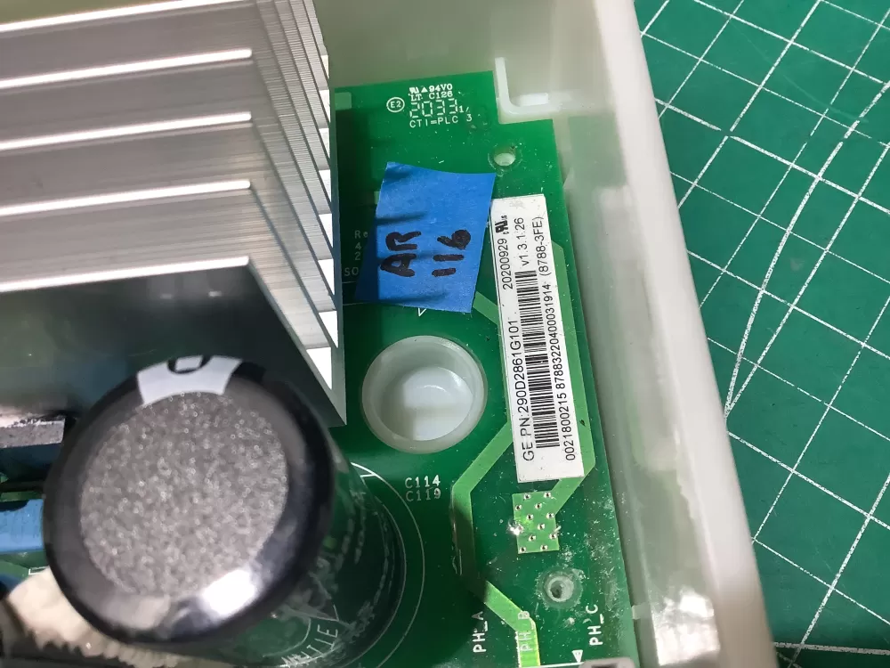 GE 290D2861G101 Washer Control Board AZ187620 | AR116