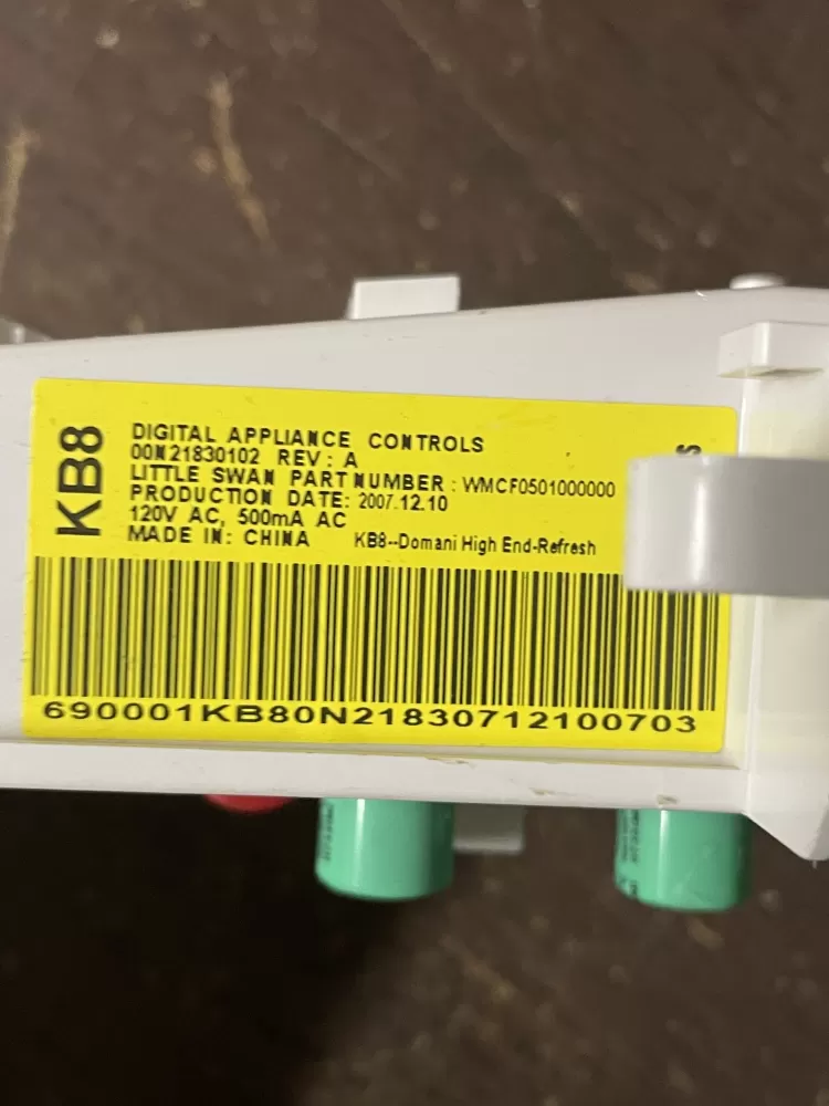 GE WH12X10355 00N21830102 WMCK0501000000 Washer Control Board AZ39505 | Wmv388