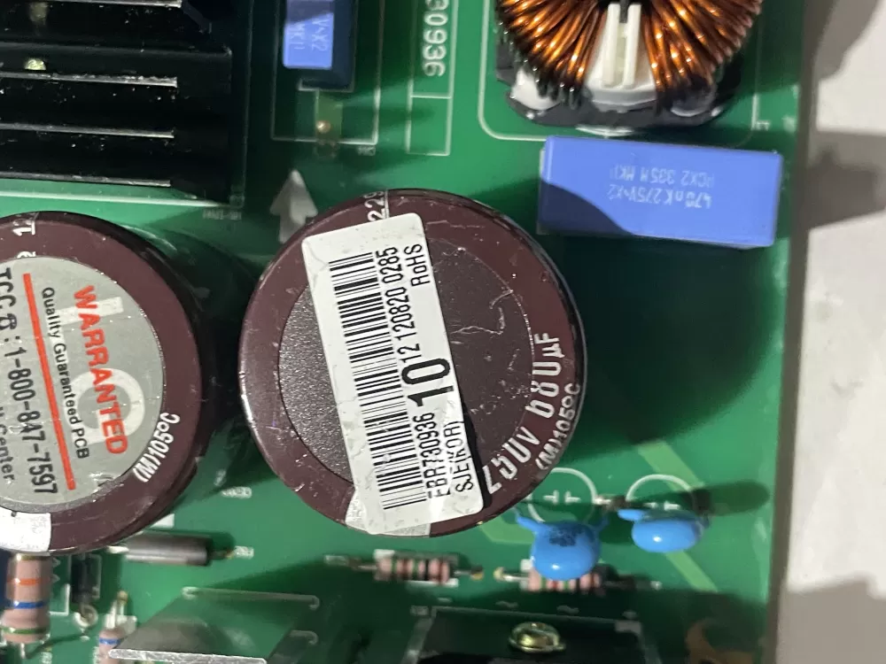 LG EBR73093602 EBR73093607 Refrigerator Control Board AZ201368 | Wmv584