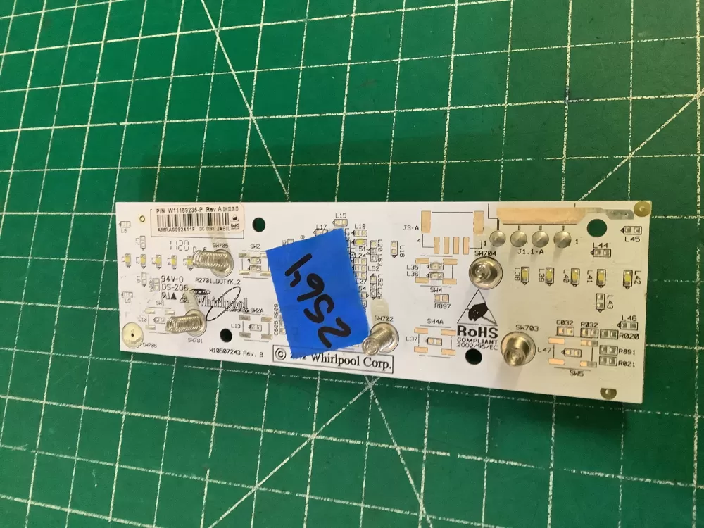 Whirlpool W11169235 Refrigerator Control Board whirlpool AZ209923 | NR2564