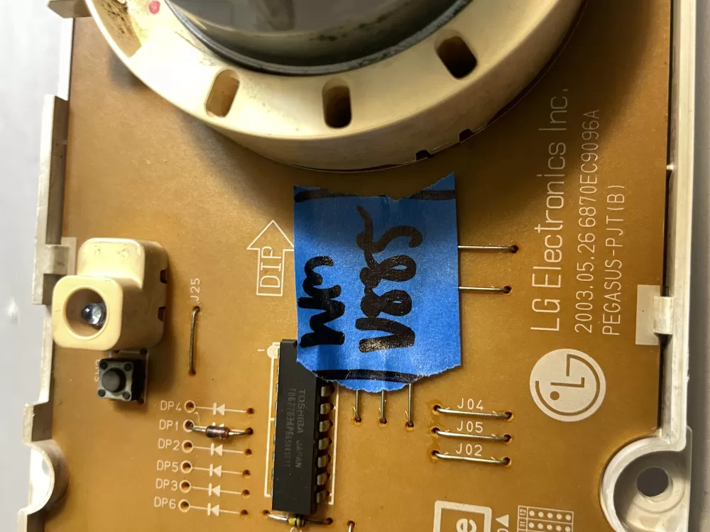 LG EBR62267115 EBR62267118 EBR62267128 Washer Control Board AZ194630 | Wmv885