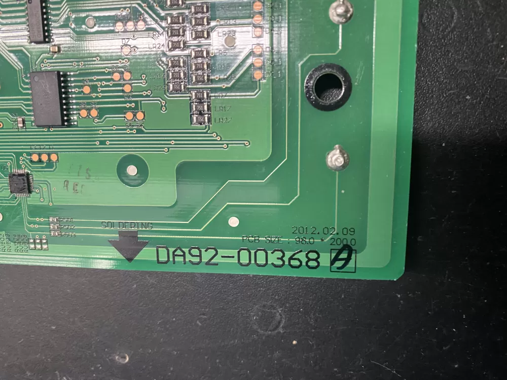 Samsung DA92 00368A Refrigerator Dispenser Board AZ17247 | BK985