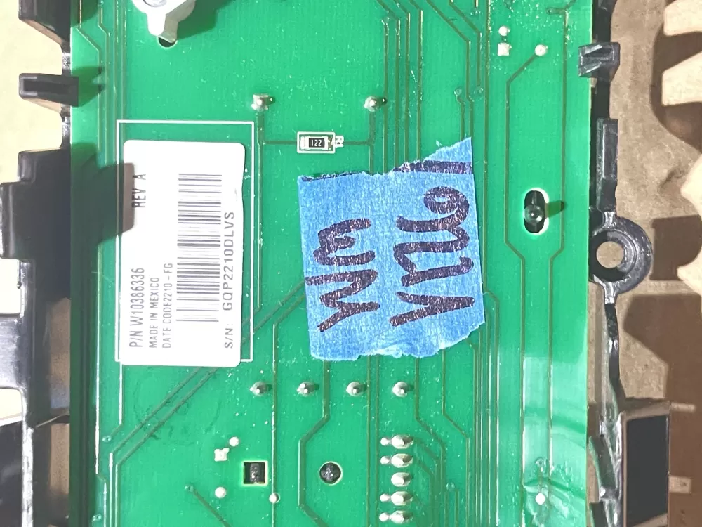 Whirlpool W10386336 Dryer Control Board AZ73533 | Wmv126