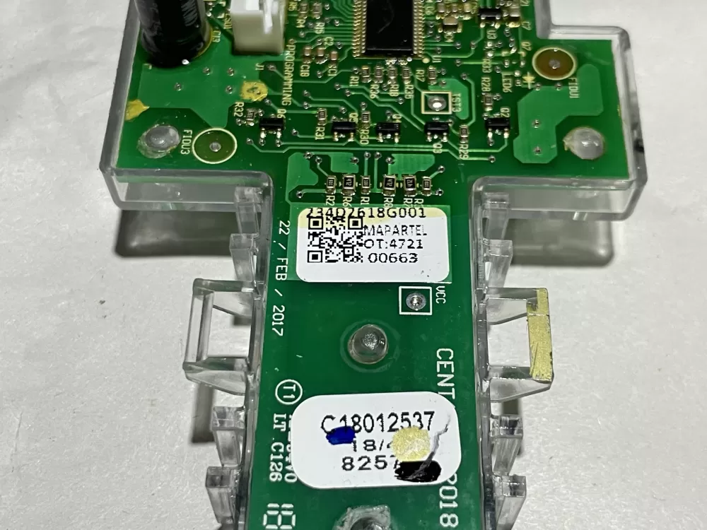 GE 234D2618G001 WE04X27284 Dryer Control Board AZ140459 | Wm2159