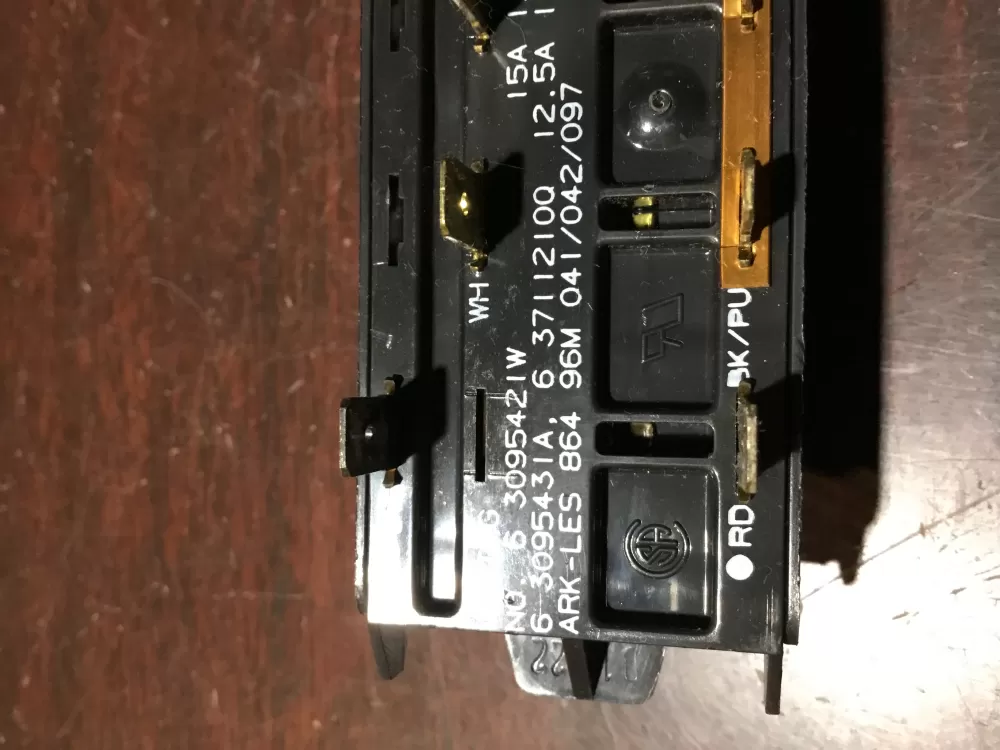 Maytag 63095421W Dryer Temperature Selector Switch AZ64513 | NR2096