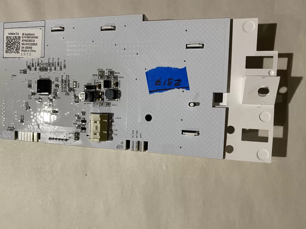 GE 308D1567G001 WH22X31164 Washer Control Board User Interface AZ202255 | BK2317