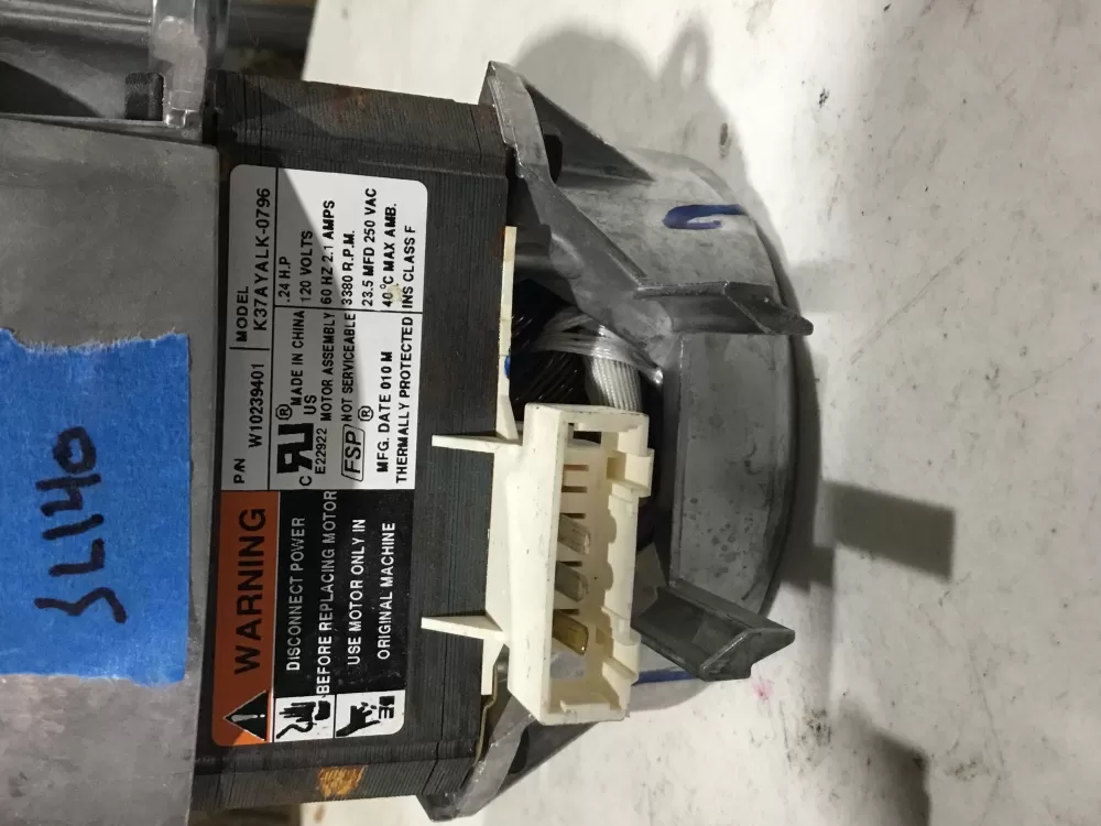 Maytag WPW10239401 Dishwasher Inglis Kitchen Aid Pump Motor AZ83388 | Sl140