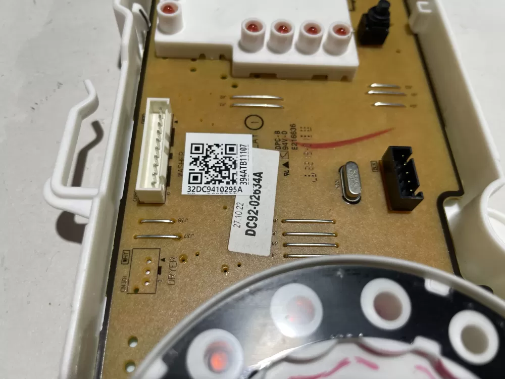 Samsung Dryer Control Board Panel Dc97-18718k AZ139748 | Wmv166