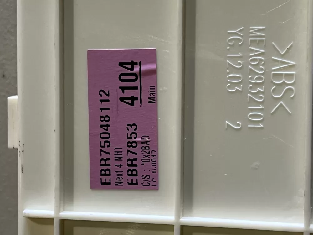 LG EBR78534101 EBR78534104 Washer Control Board AZ43790 | 1753