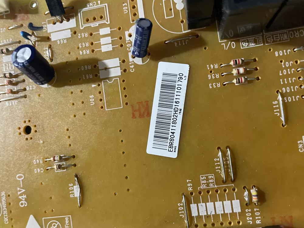 LG GE EBR80411802 Microwave Control Board AZ191407 | Wm1456
