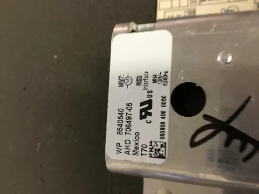 Whirlpool Kenmore WPW10163007 8540540 Washer Control Board AZ100609 | NR144