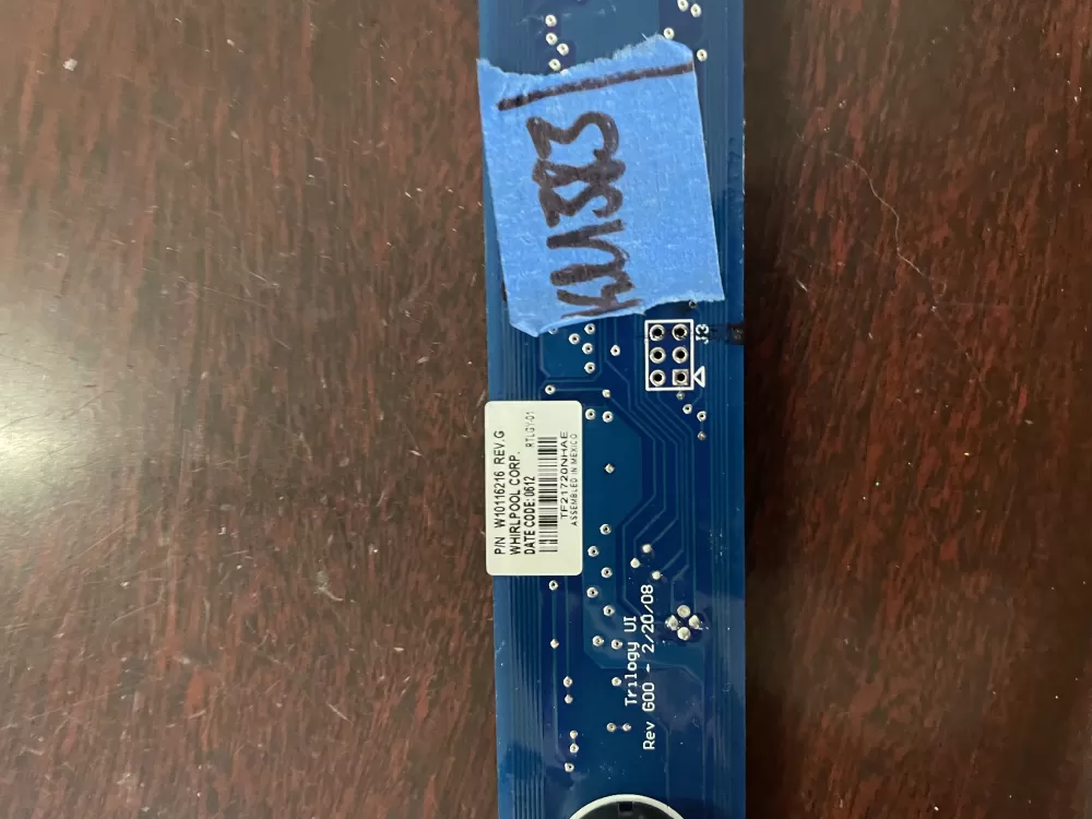 KitchenAid Jenn Air W10116216 Refrigerator Control Board AZ36237 | KM383