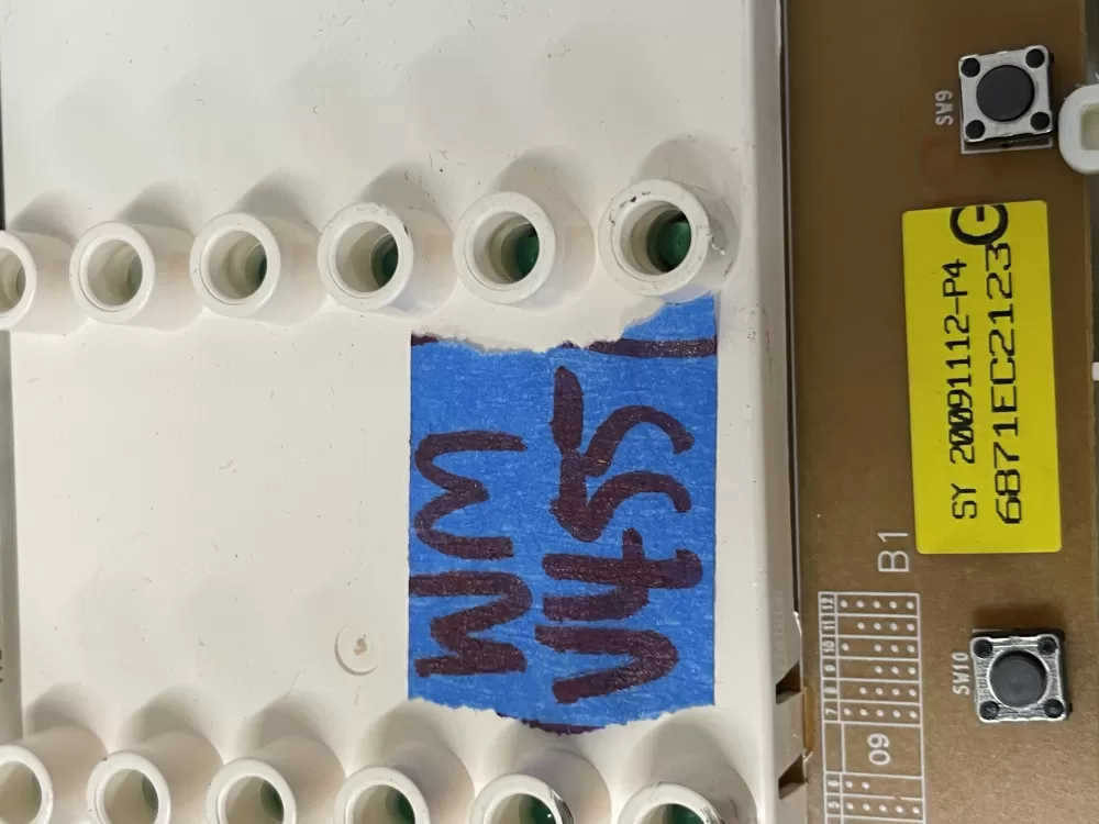 LG 6870EC9220 6870EC9221A Washer Control Board AZ50094 | Wmv455