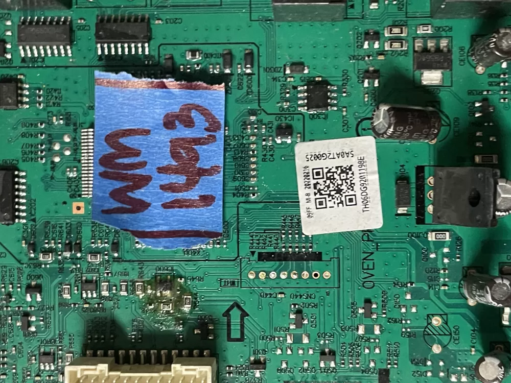 Samsung DG92 01198E Range Control Board AZ43694 | Wm1493