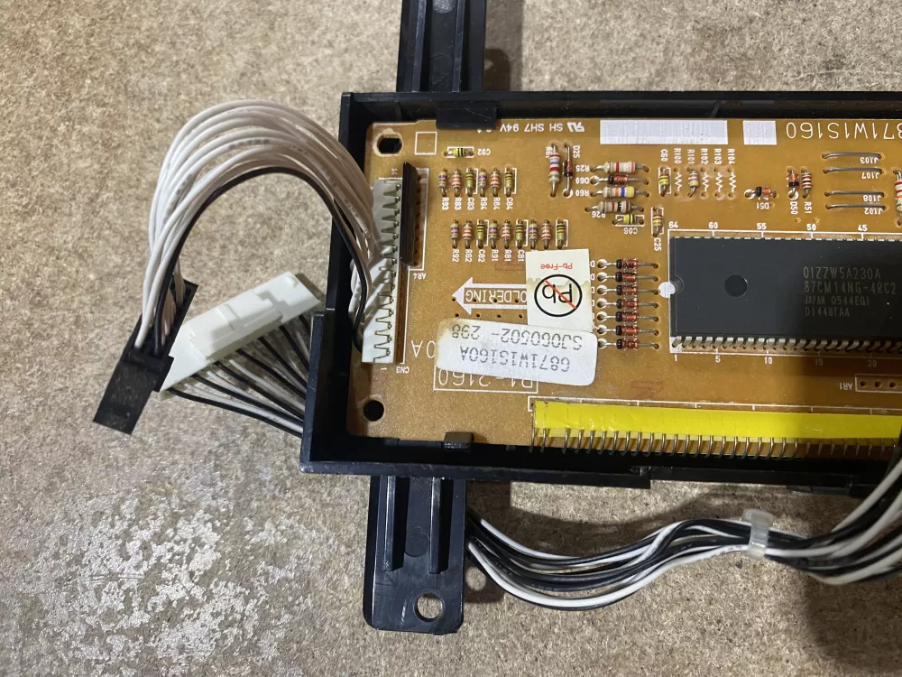 LG 6871W1S160A Microwave UI Main Control Board AZ72152 | BK1317