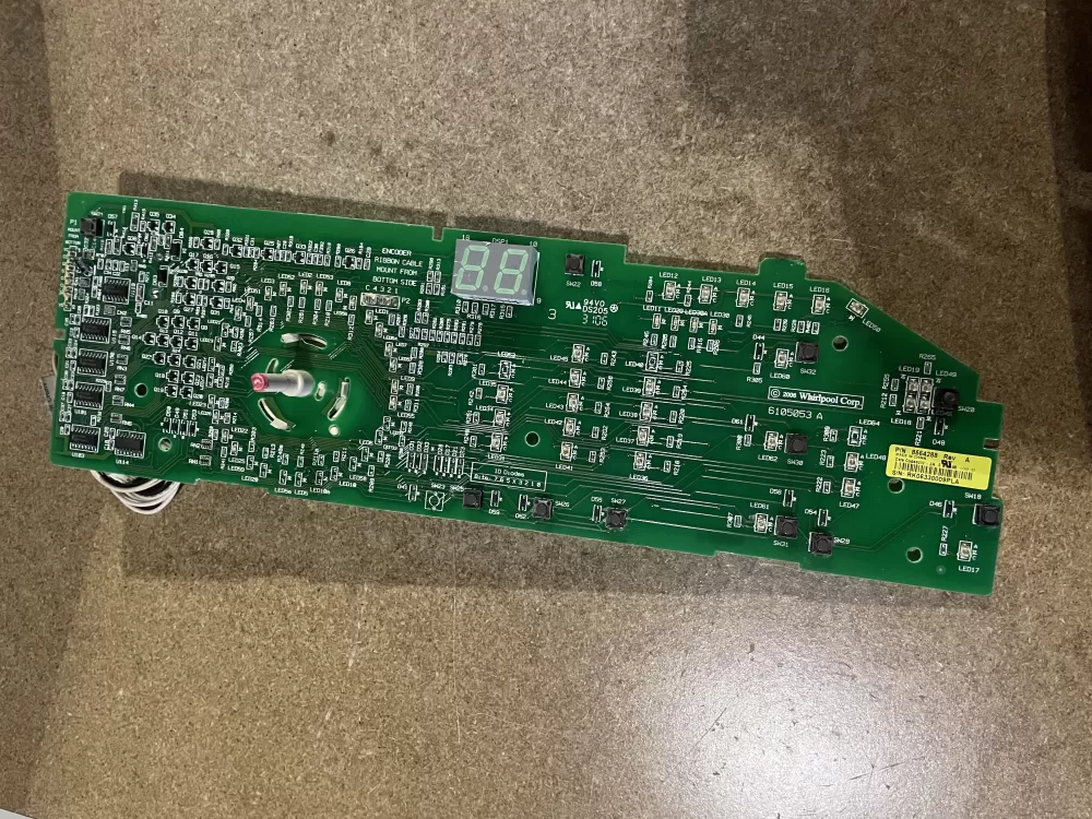 Whirlpool AP6013318 8564288 8564288R WP8564288 PS11746544 Washer Control Board