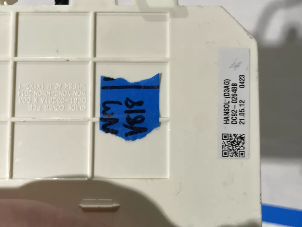 Samsung DC92-02648B Washer Control Board AZ162103 | Wmv818