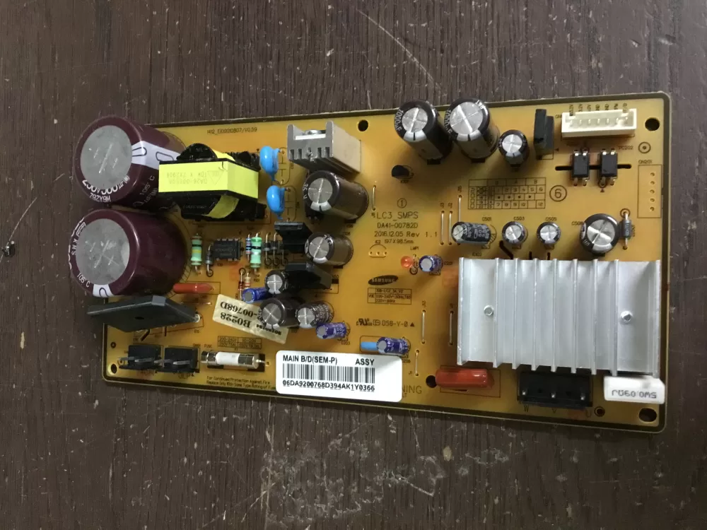Samsung DA92-00768D Refrigerator Control Board Inverter