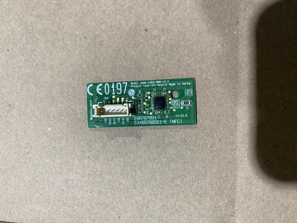 LG EBR80574938 AP6982795 EBR78789101 Washer User Interface Control Board