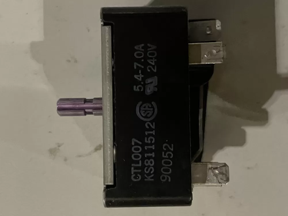 GE Whirlpool Kenmore CTL007 KS811512 Range Oven Burner Switch AZ34807 | Wm69