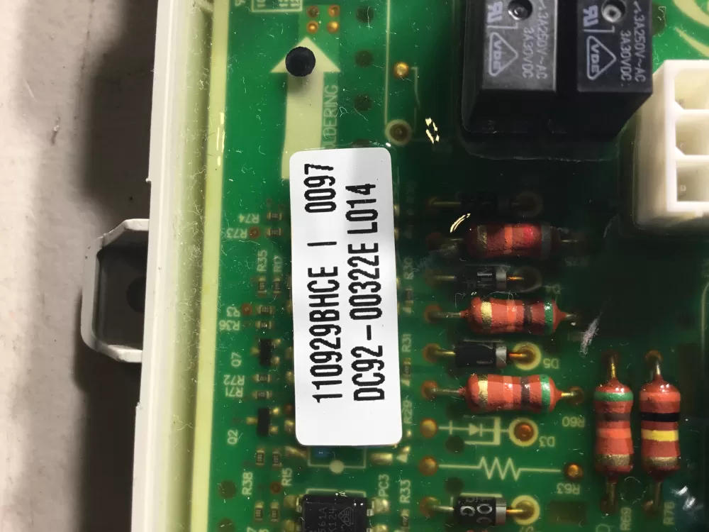 Samsung DC92-00322E Dryer Electronic Control Board AZ42534 | NR1735