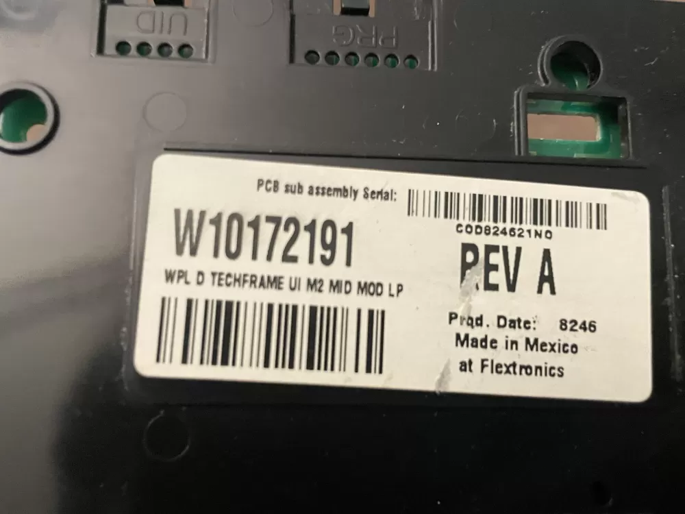 Whirlpool W10172191 W10031410 Dryer Control Board AZ102149 | Wm919