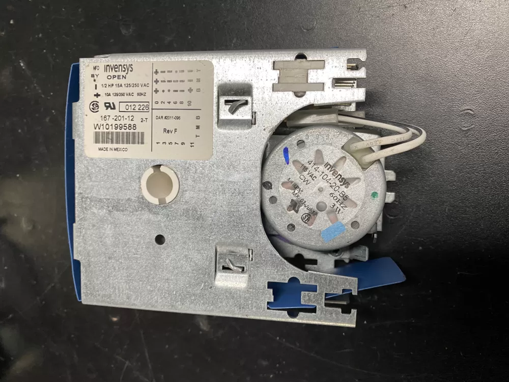 Whirlpool Amana Magic Chef W10039490 W10199588 WPW10199588 PS11750162 Dishwasher Timer