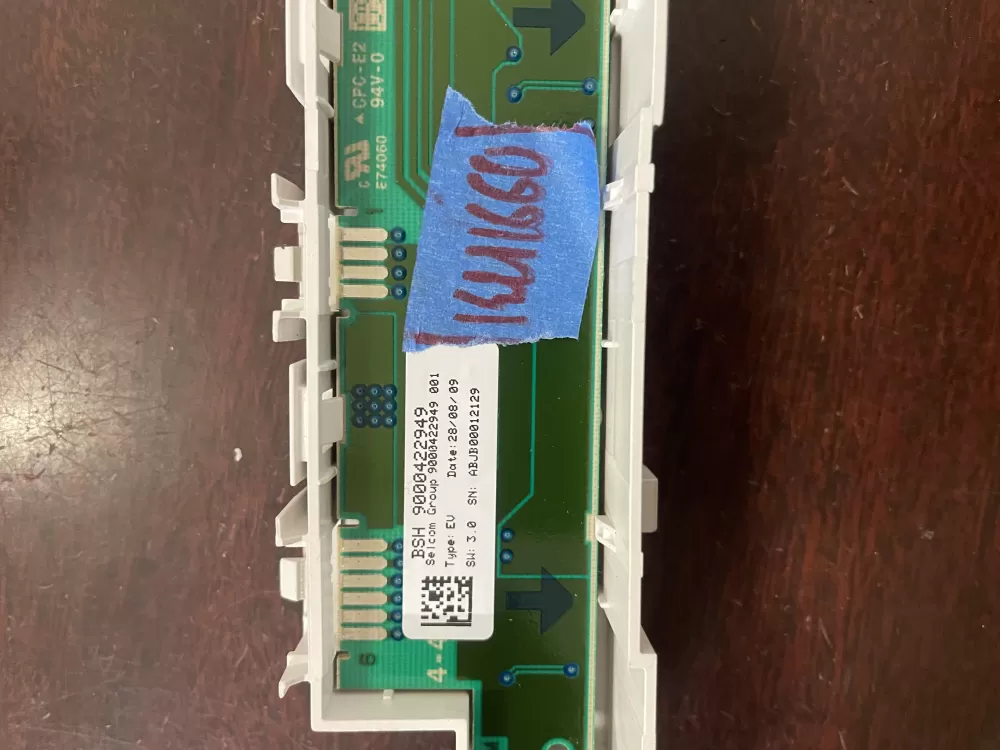 Bosch 9000422949 00676479 Dishwasher Control Board AZ46980 | KM1660