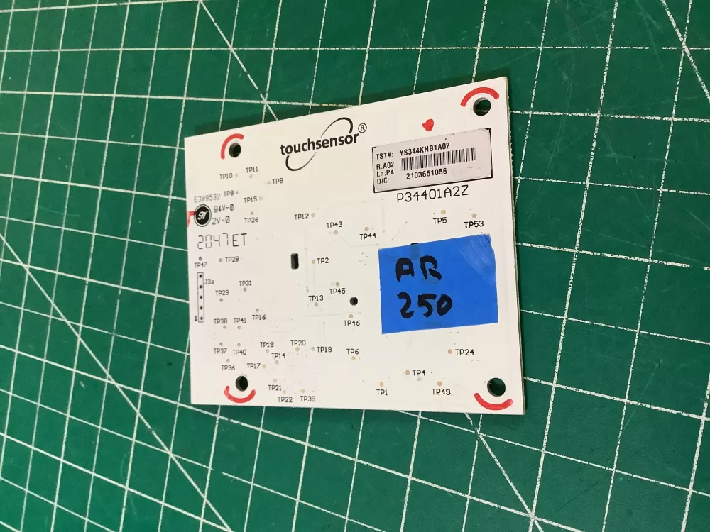 Whirlpool Washer YS344KNB1A02 P34401A2Z LED Touch Sensor AZ192395 | AR250