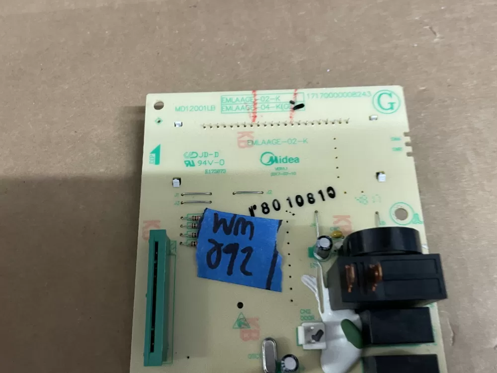 GE MD12001LB Microwave Control Board  AZ102491 | Wm892