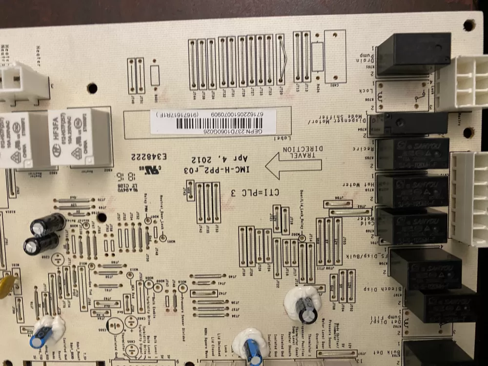GE 237D1060G026 Washer Control Board AZ93811 | BKV429
