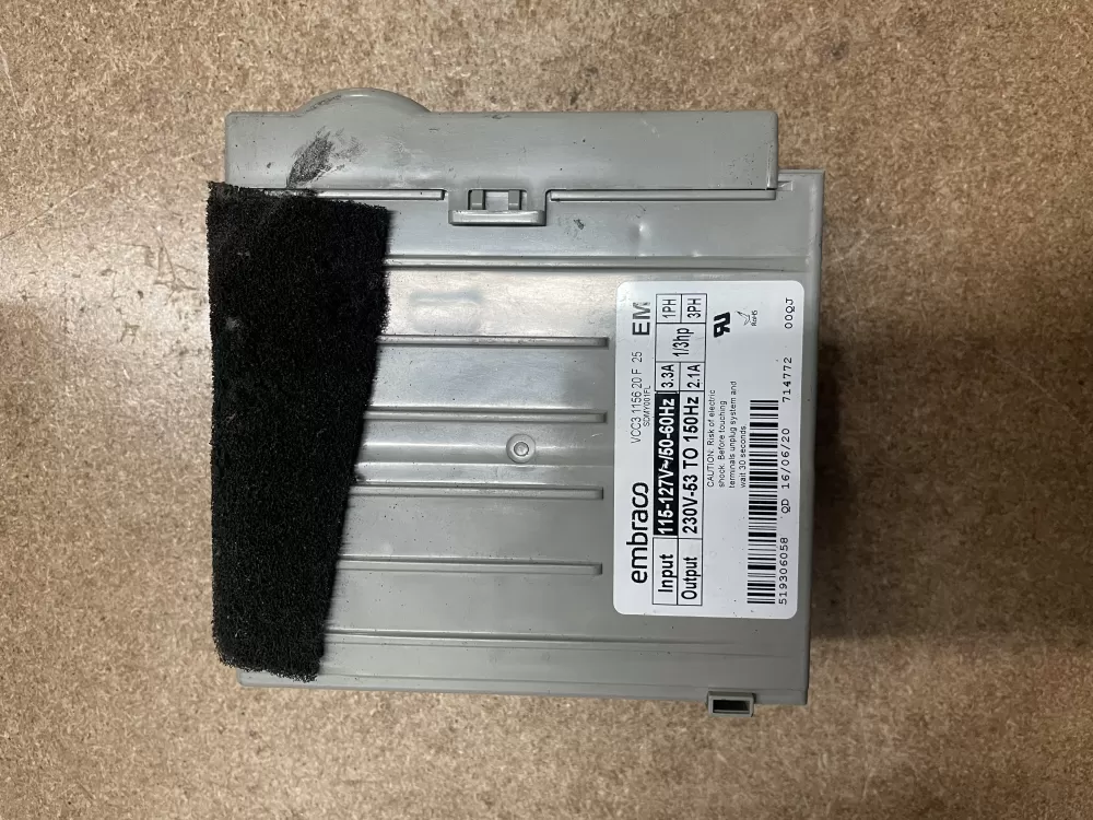 Bosch  Thermador 00650436  AP4527148  2000942  650436  AH3480585  EA3480585  PS3480585  PS8731186  VCC3 1156 20 F 25 Refrigerator Inverter Control