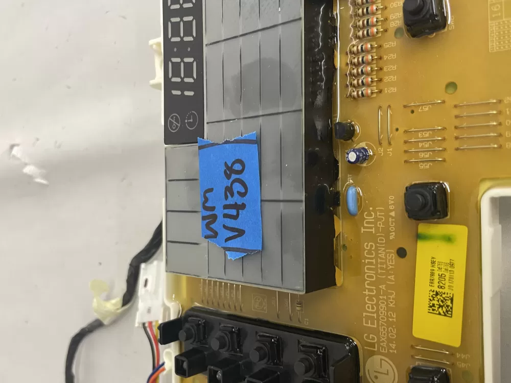 EBR78898205 LG Washer Display Power Control Board