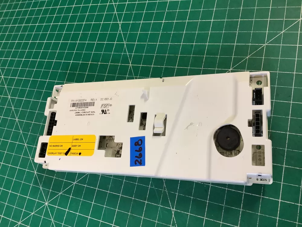 Whirlpool W10820374 W10848301 Refrigerator Control Board AZ178853 | NR2668