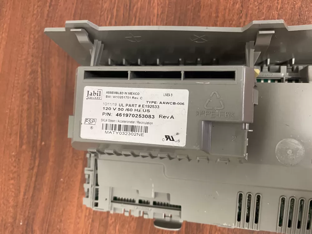 461970253083 w10306981 W10391042 Washer Control Board AZ37945 | BKV376