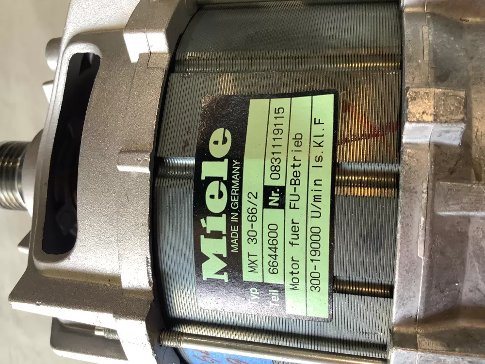 Miele 30-66/2  6644600  0831119115  300-19000 Washing Machine Motor MXT
