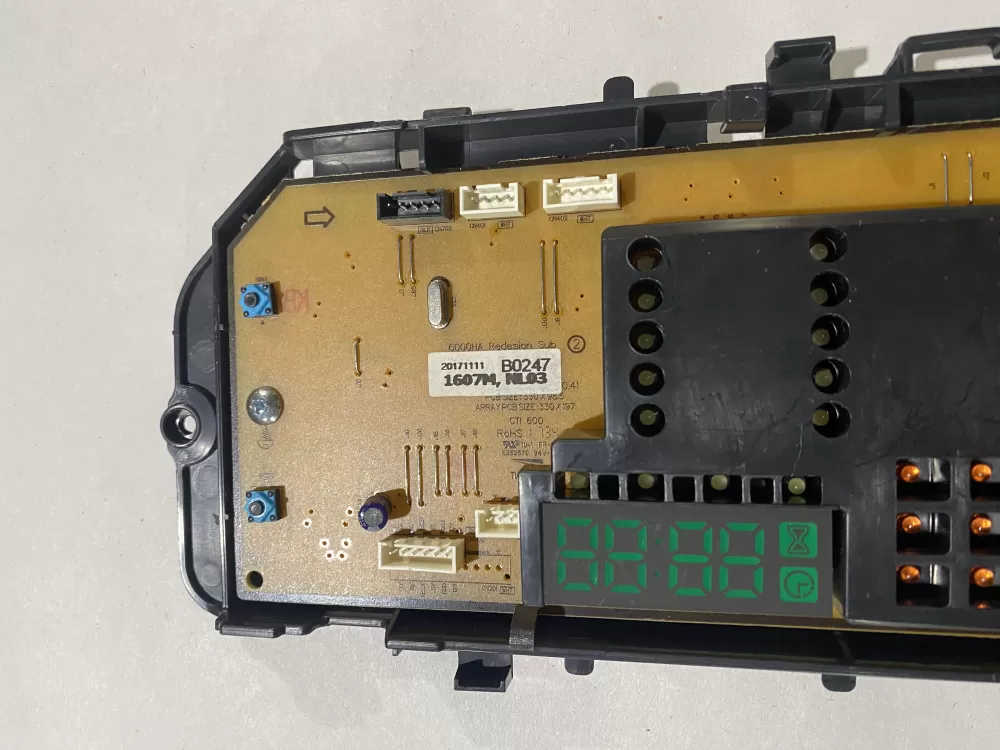 Samsung AP6038369 DC92 01607M PS11771592 Dryer  Control AZ154918 | BK2538