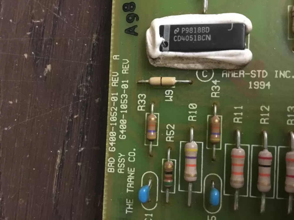 6400-1052-01 Trane Furnace Control Board AZ19557 | NR176