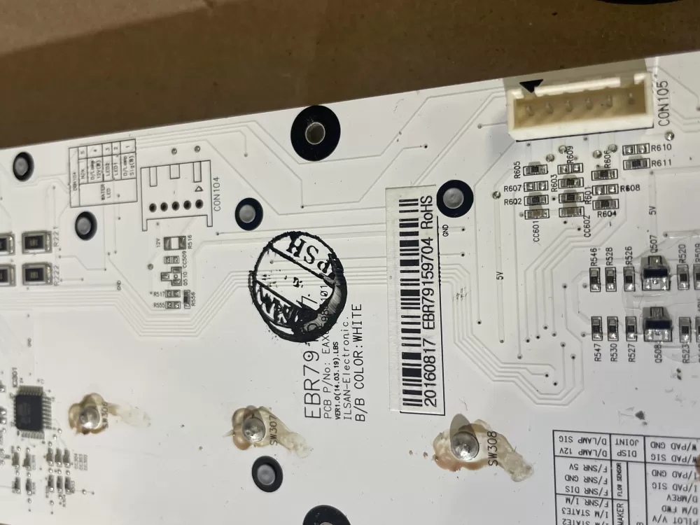 LG EBR79159704 Refrigerator Dispenser Board AZ96189 | Wm1907