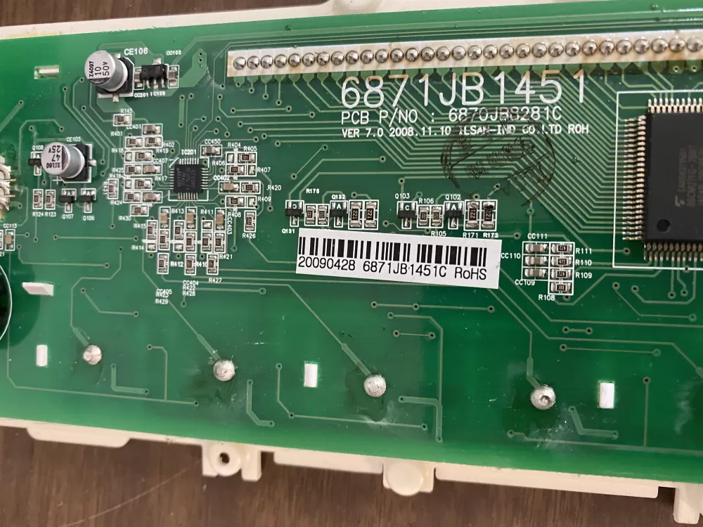 LG Kenmore 6871JB1451C Refrigerator Control Board Dispenser AZ31212 | BK213